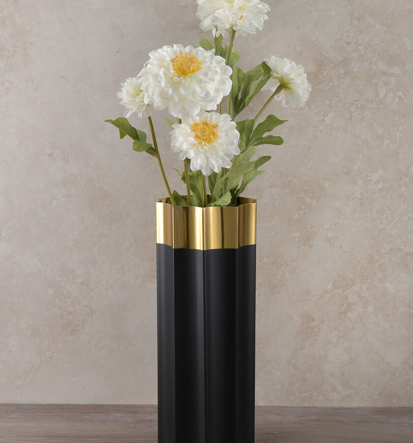 12in Tall Stainless Steel Vase