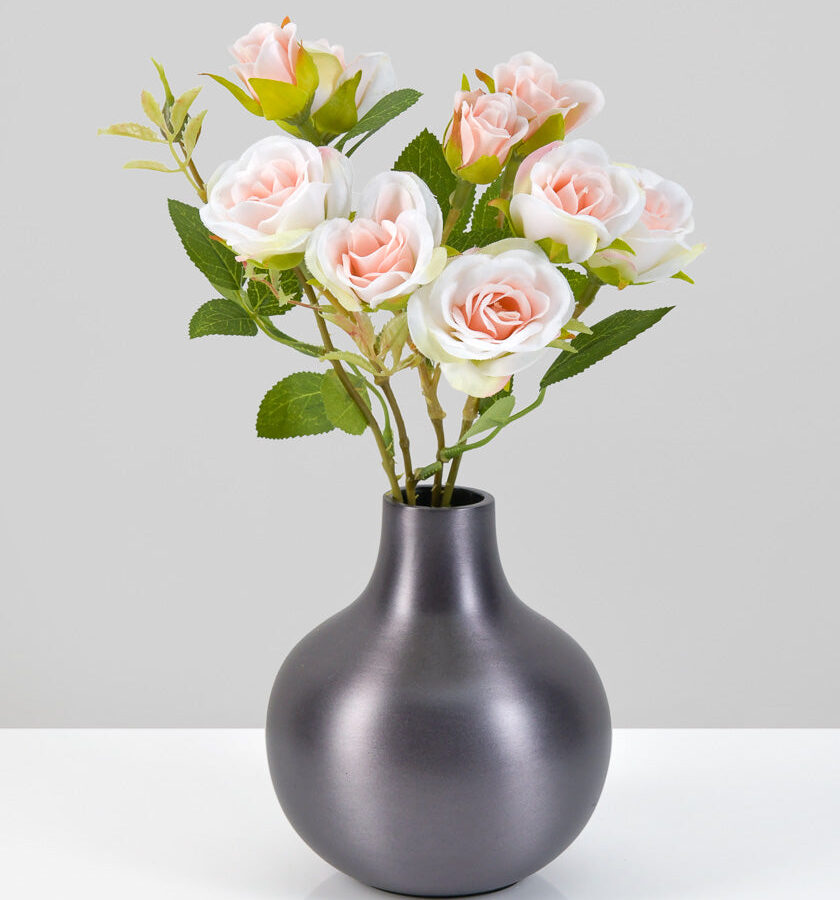 4.5in Tall Platinum Mini Vase