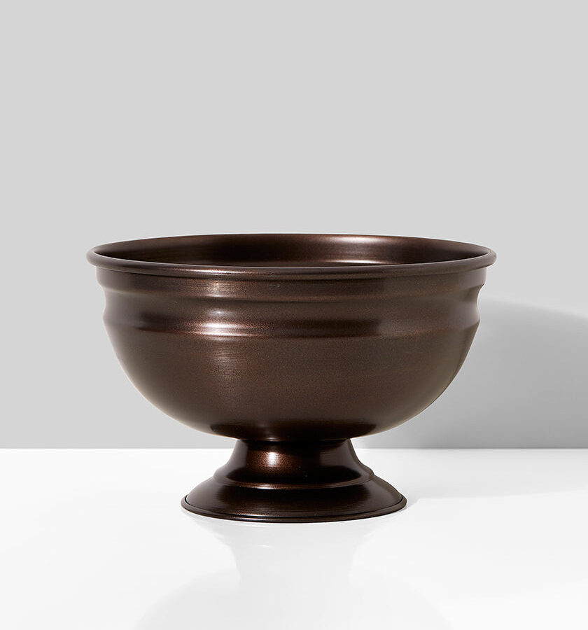 8in Wide Antique Copper Bowl
