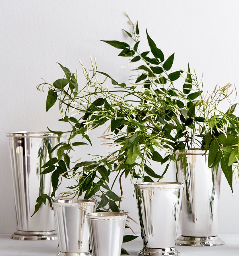 Silver Julep Cup Vases